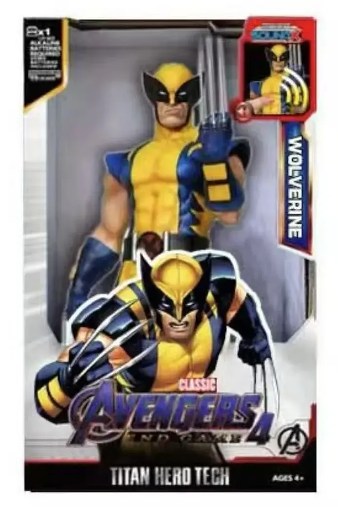 Figurki Avengers Wolverine Titan Hero Tech z dźwiękiem 6 szt.