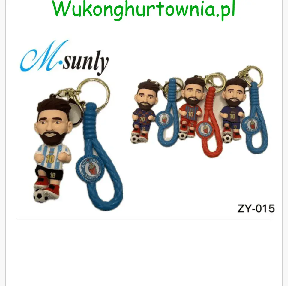 Brelok Figurka Piłkarz M-sunly ZY-015 z Paskiem