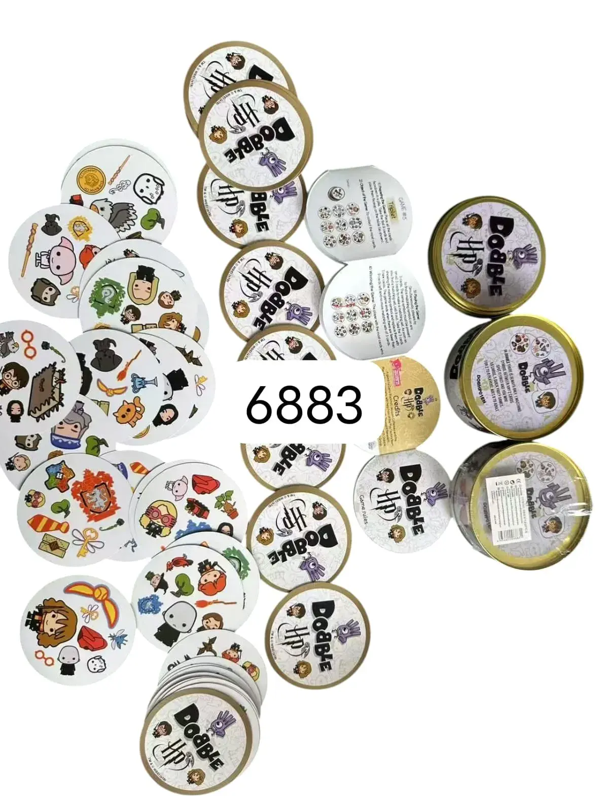 Gra Dobble Harry Potter w metalowej puszce, 12 szt / Paczka