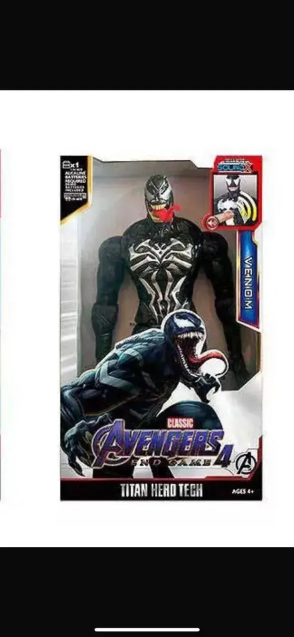 Figurki Avengers Venom Titan Hero Tech z dźwiękiem - 6 szt