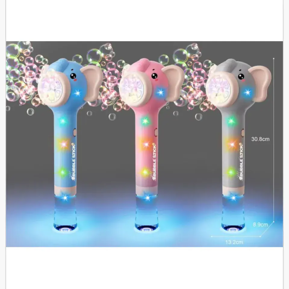 Maszyna do Baniek Słonik LED 30.8cm Bubble Stick Mix