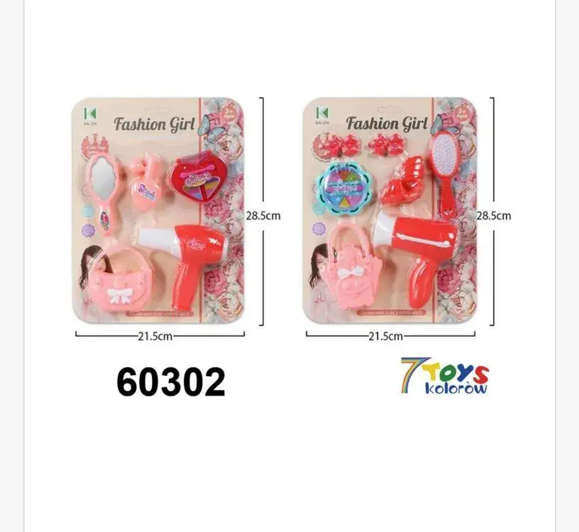 Zestaw zabawek Fashion Girl akcesoria do włosów 28cm