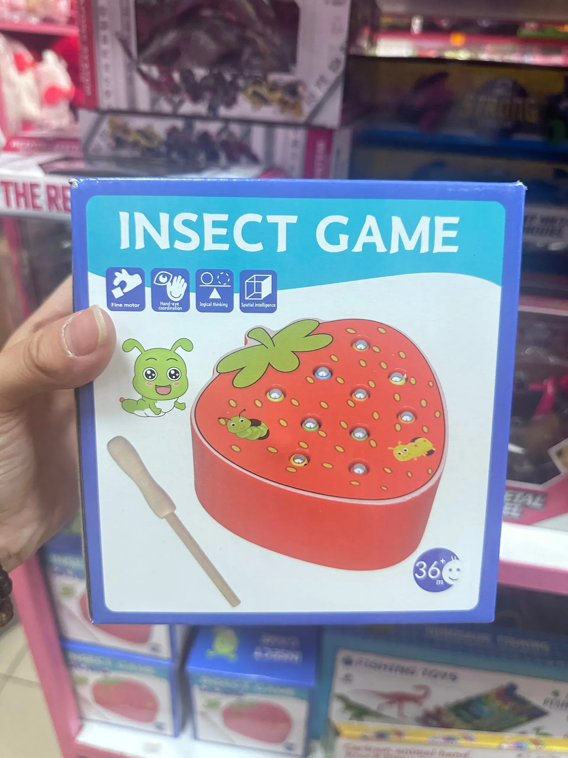 Gra Magnetyczna Truskawka Insect Game - Zabawka Magnetics
