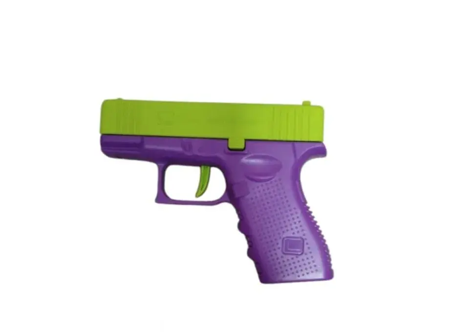 Zabawka Mini Pistolety Fioletowo-Zielone 12 szt PK16458