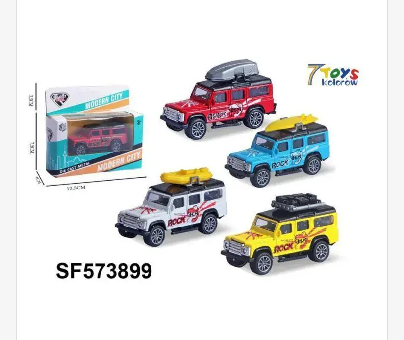 Zabawki Samochody Modern City 12 cm 4 szt.