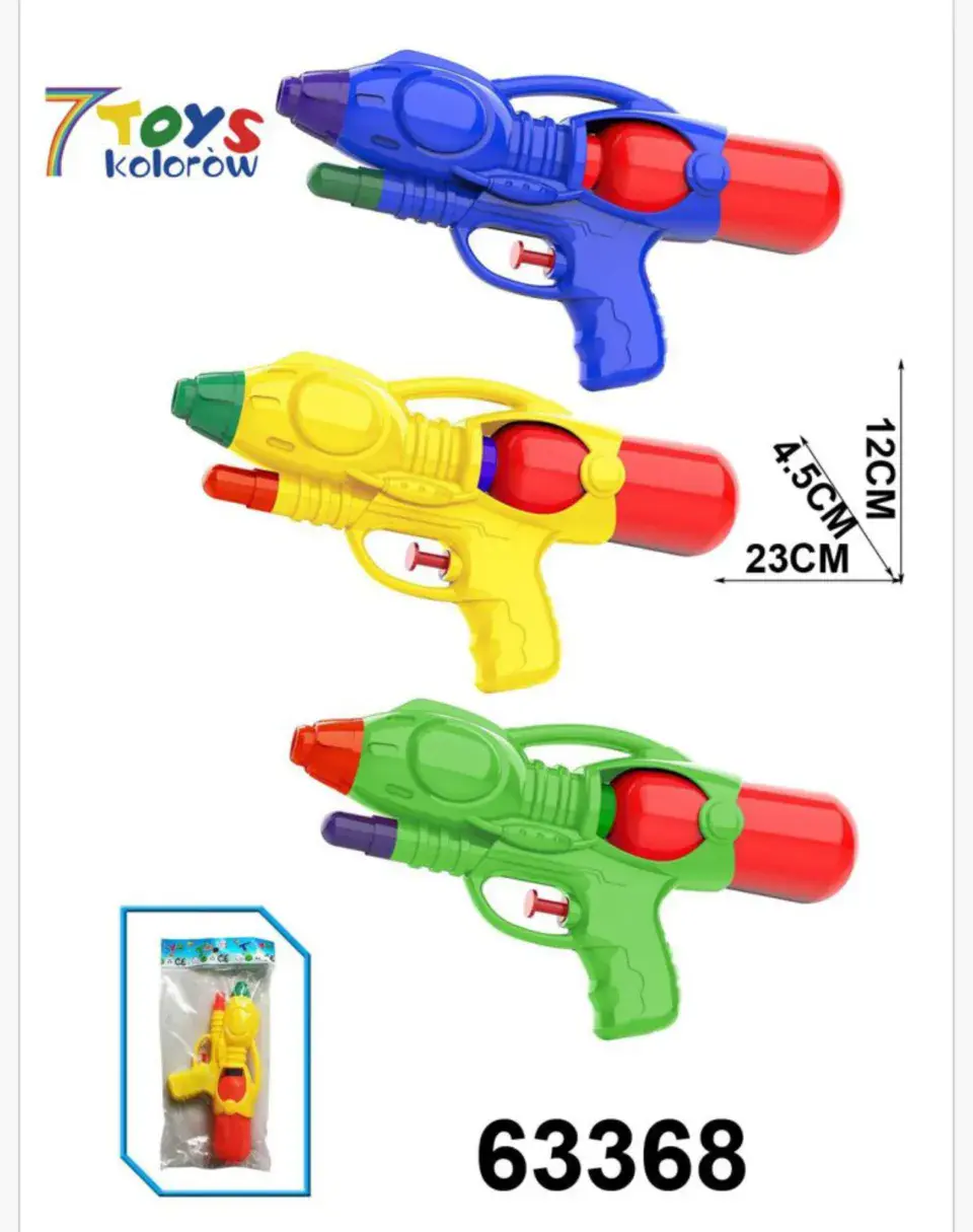 Pistolet Wodny 23cm Mix Kolorów 7 TOYS