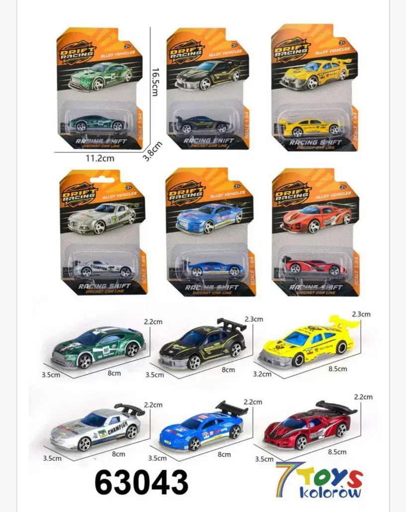 Zabawki Samochody Racing Drift modele 16 cm
