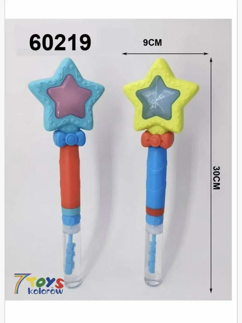 Bańki Mydlane Bubble Gwiazdka 30cm Mix Kolorów