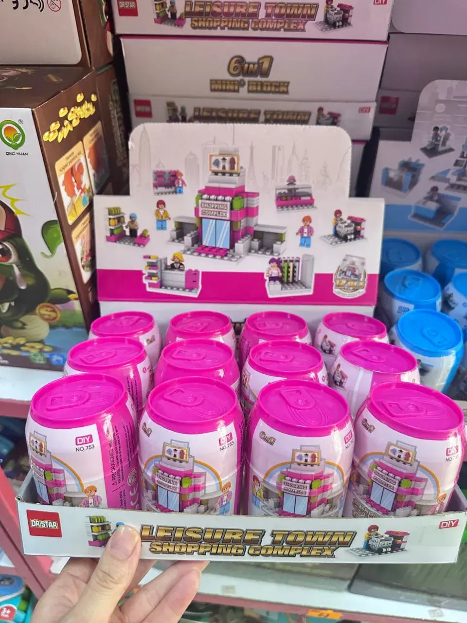Klocki Leisure DIY Dr!star Shopping Complex 12 szt w puszce