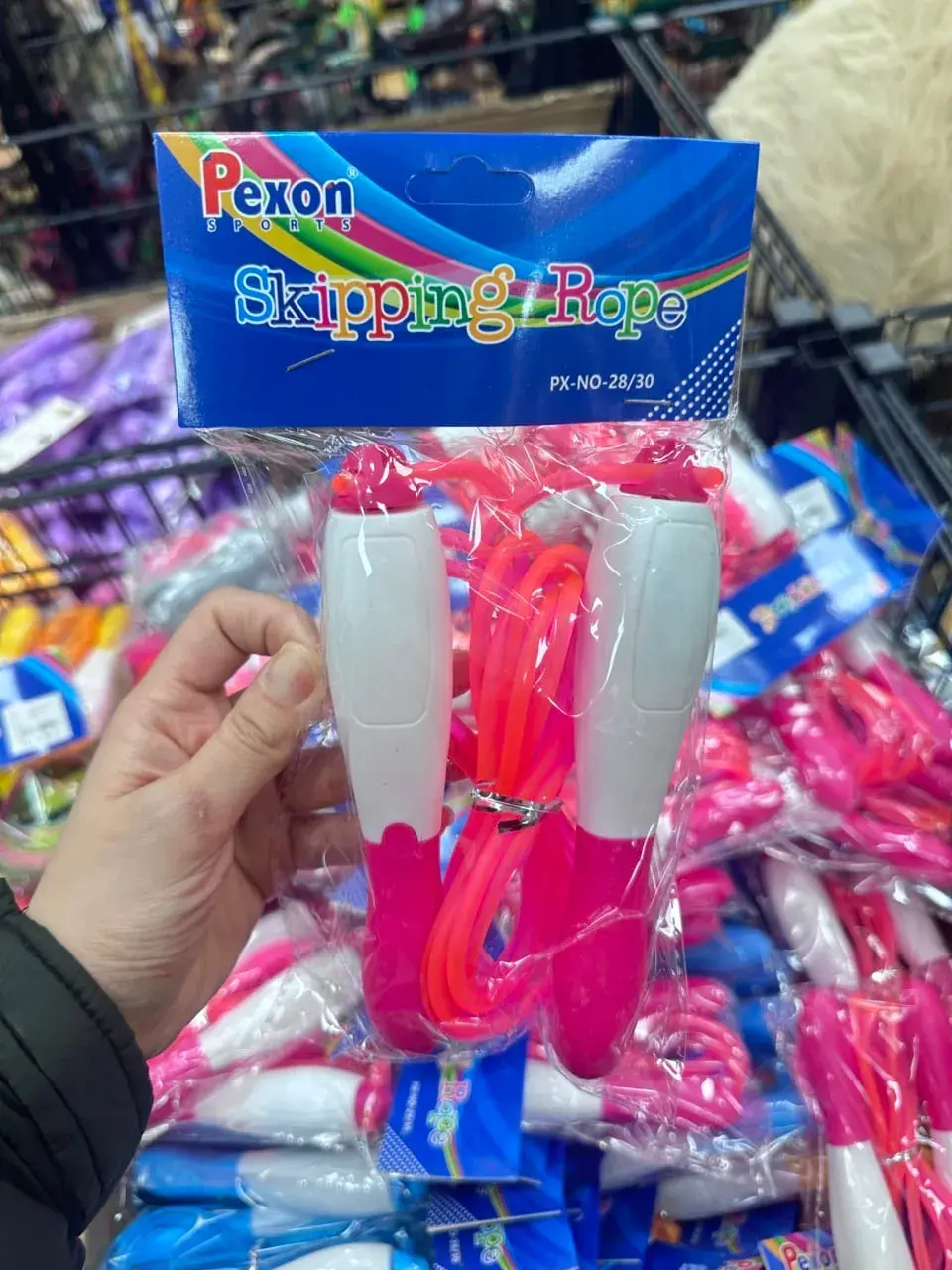 Skakanka Sportowa Skipping Rope Pexon Sports Różowa 12 szt