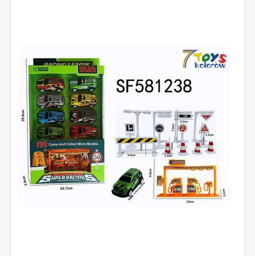 Zestaw zabawek Racing League samochody i tor SF58123