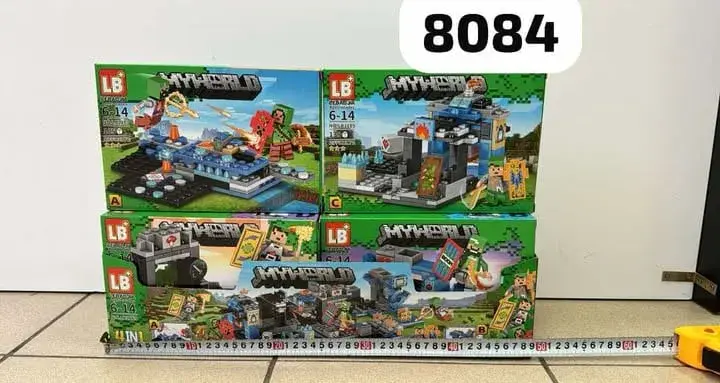 Klocki My World LB+ Zestaw Figurek i Scenerii 8 szt.
