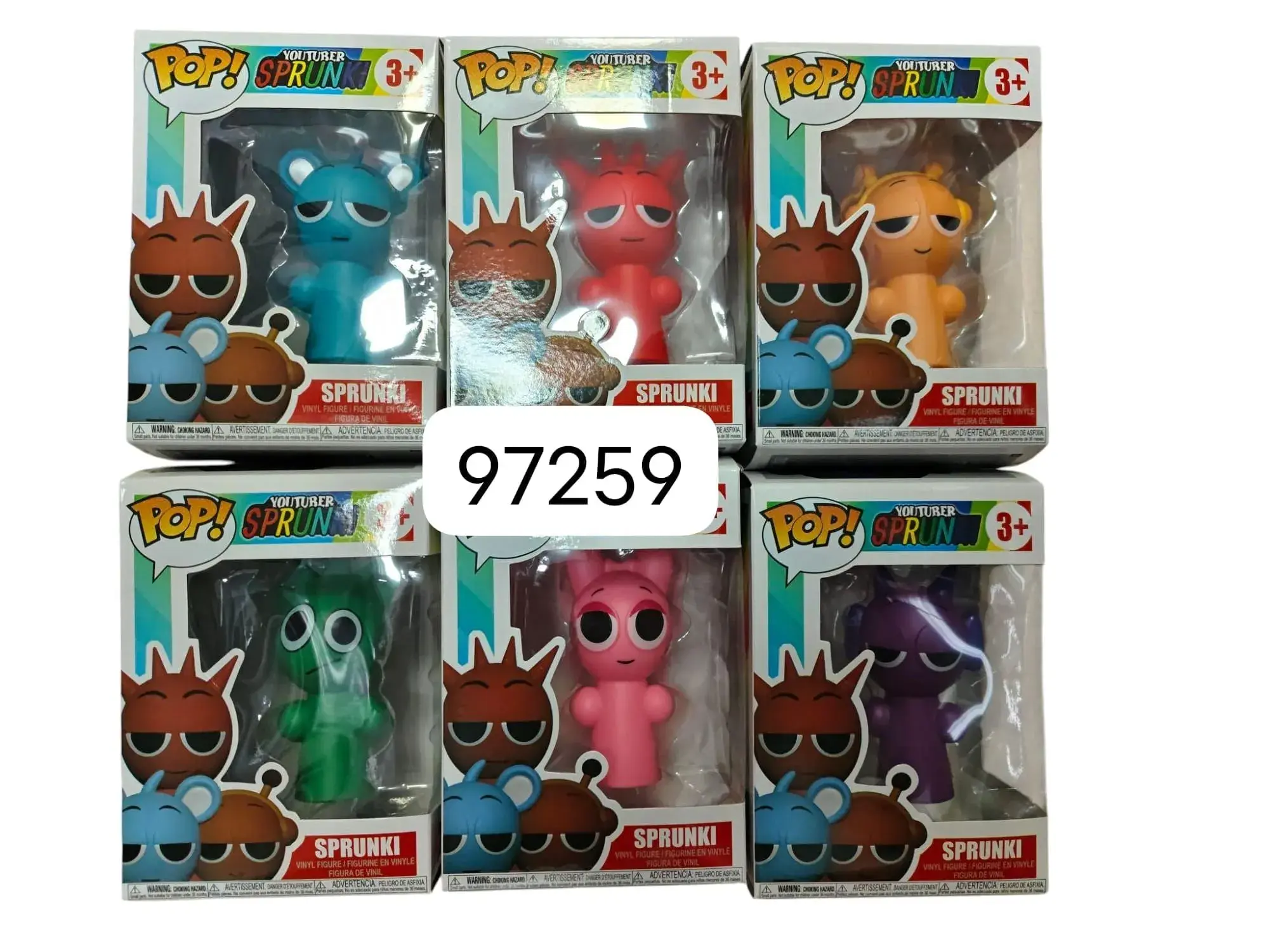 Figurki Sprunki Pop! Vinyl Figure Kolekcjonerskie 12 szt.