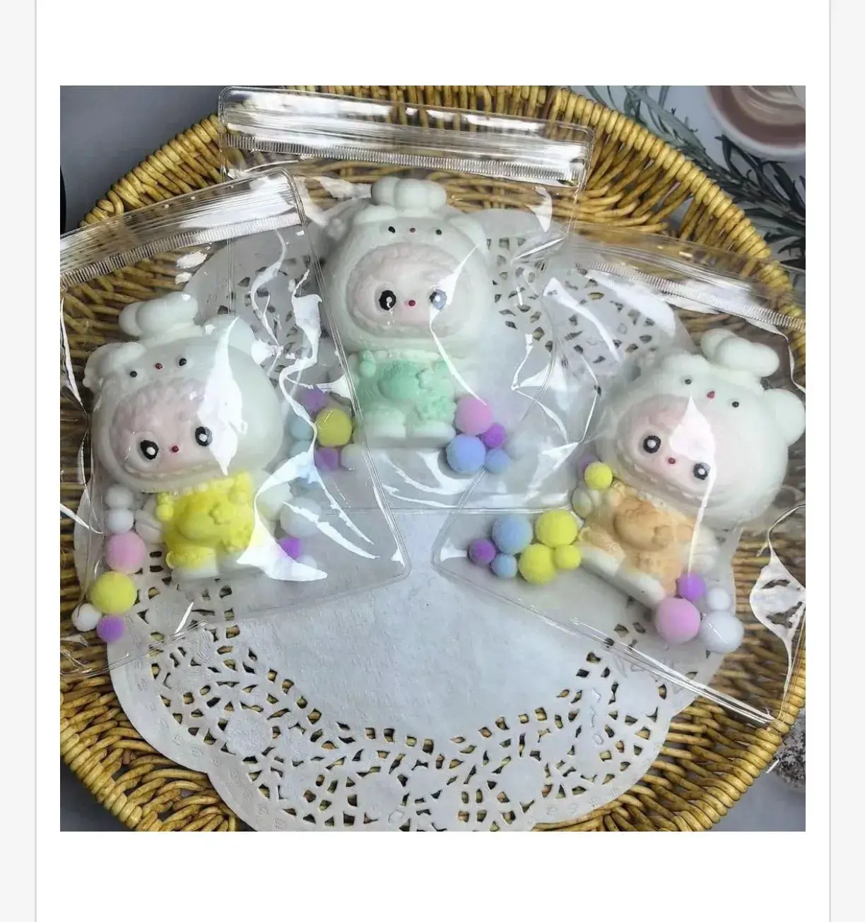 Zabawki Squeeze Toys Labubu Gniotki Antystresowe 16 szt.