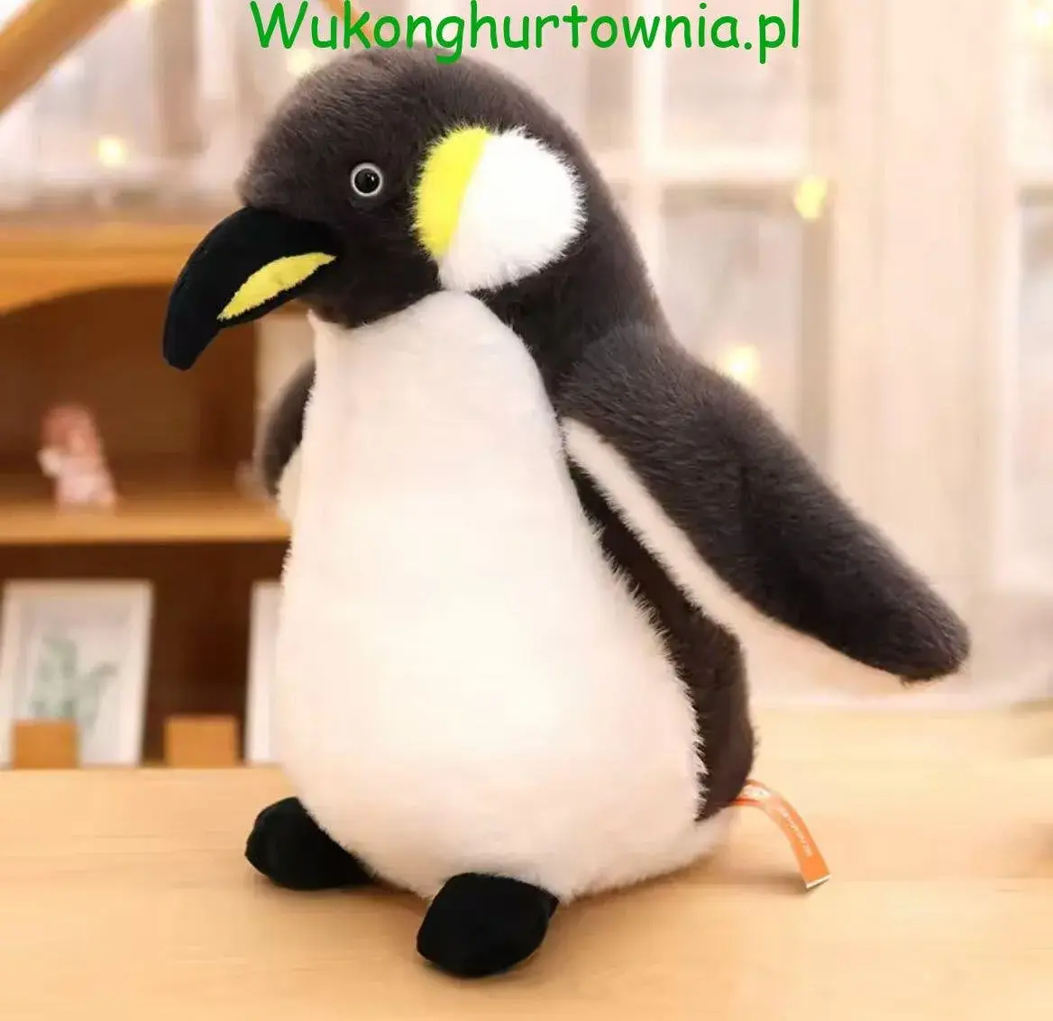 Maskotka Pluszowa Pingwin 40cm Czarno-Biały