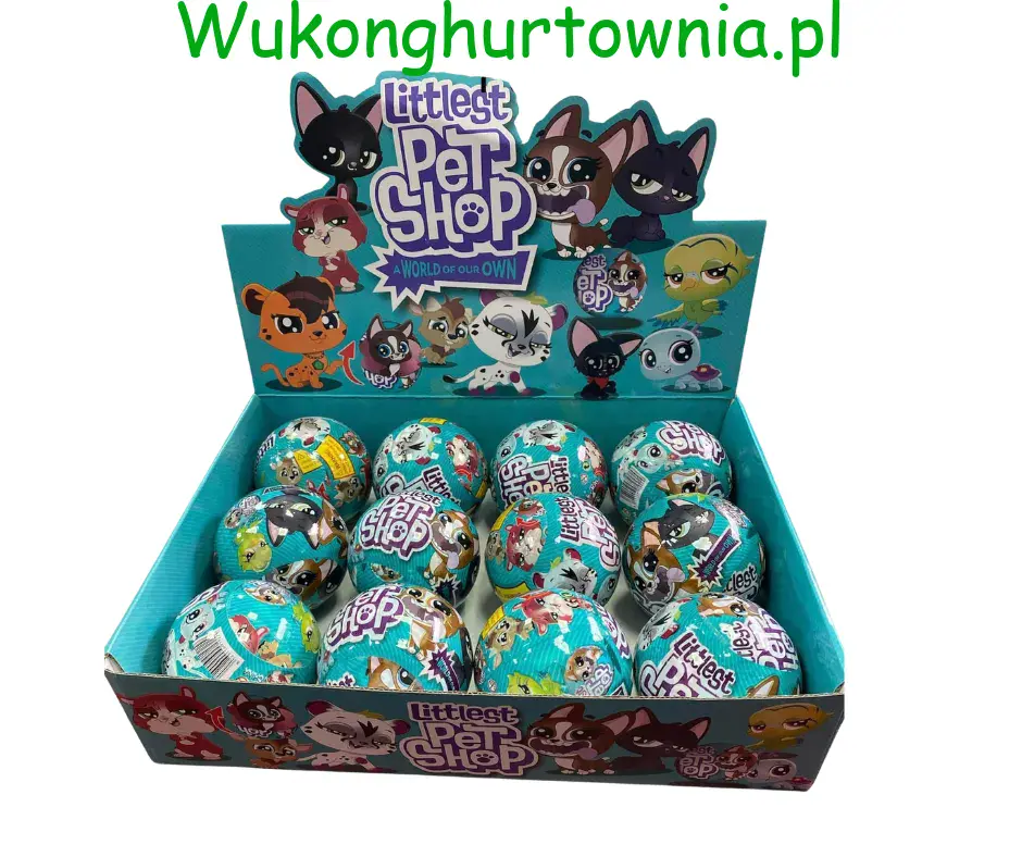 Zabawka Littlest Pet Shop Kula Niespodzianka, Display 12 szt.