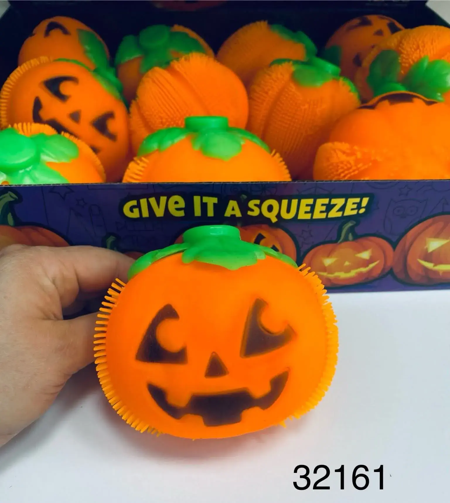 Zabawki Squeeze Halloween Dynia Gniotek Antystresowy 12 szt.