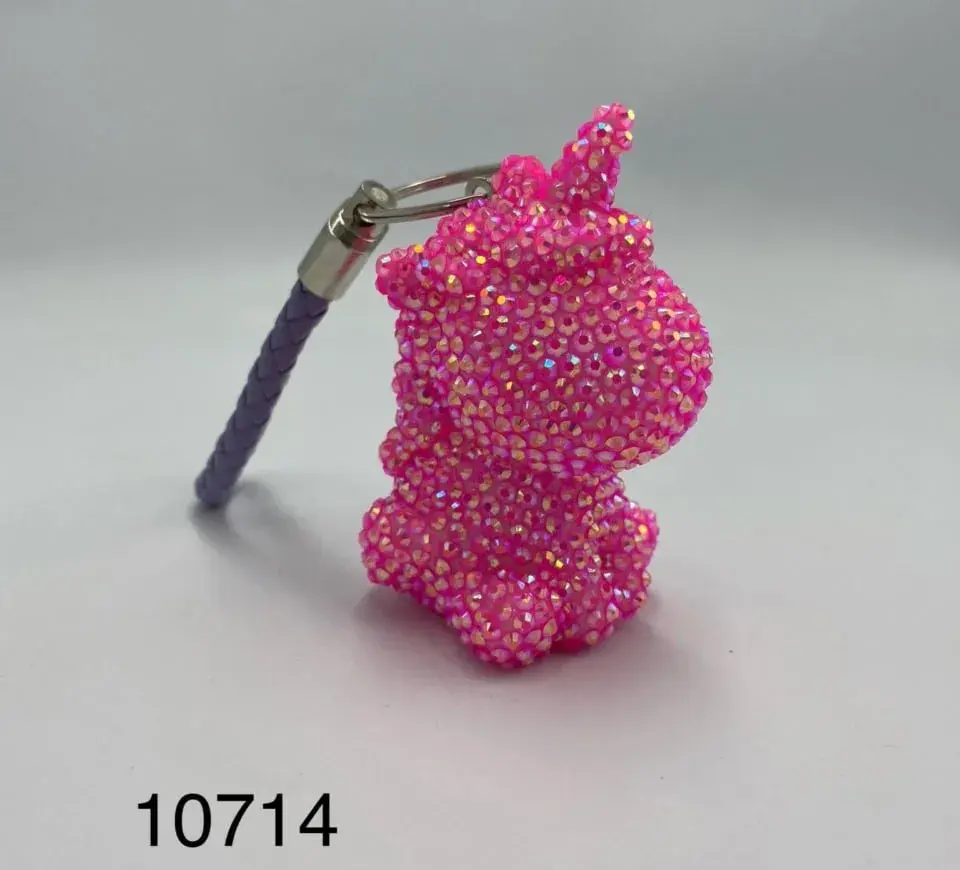 Zestaw DIY Bransoletki Diamentowe Brelok Różowy Jednorożec