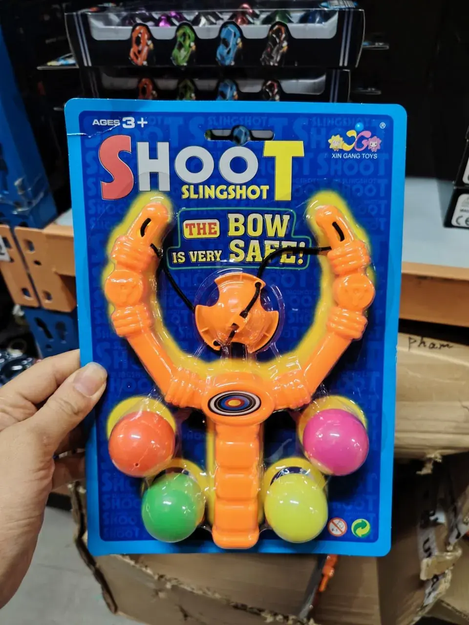 Zabawka Proca Shoot Slingshot The Bow z Piłeczkami, 12 szt.