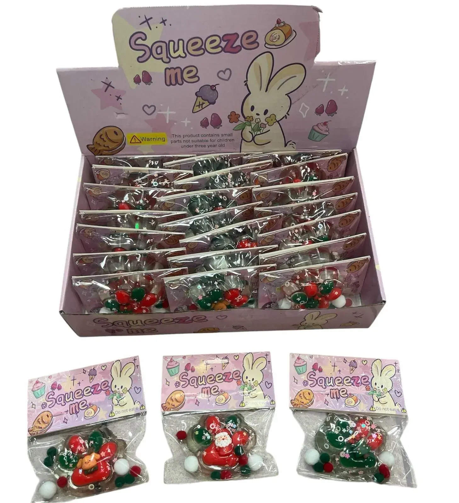 Gniotki Łapki Świąteczny LED Squeeze Me