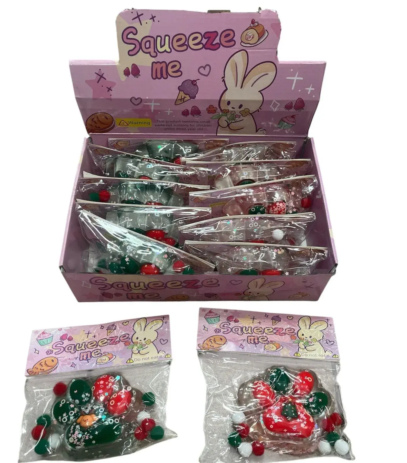 Gniotki Łapki Świąteczny LED Dużo Squeeze Me