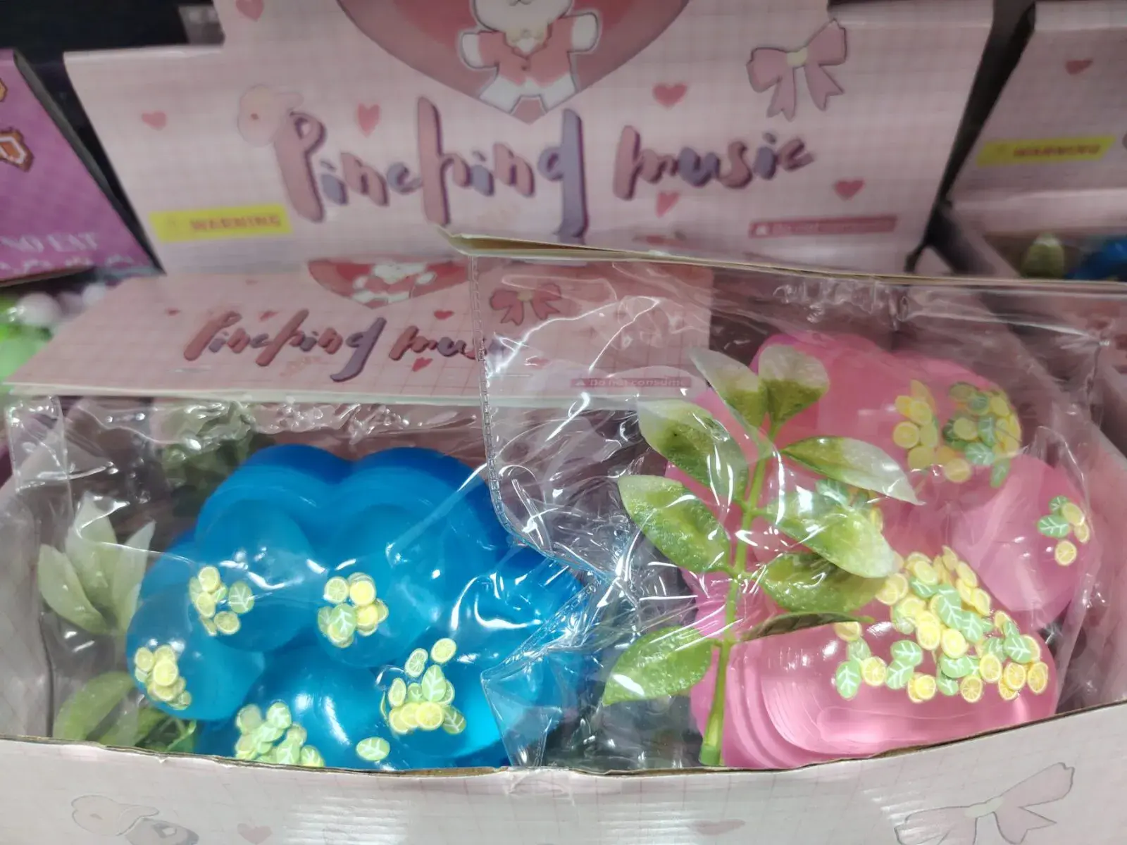 Gniotki Squeeze Toy Pink Bubble Music - niebieski i różowy