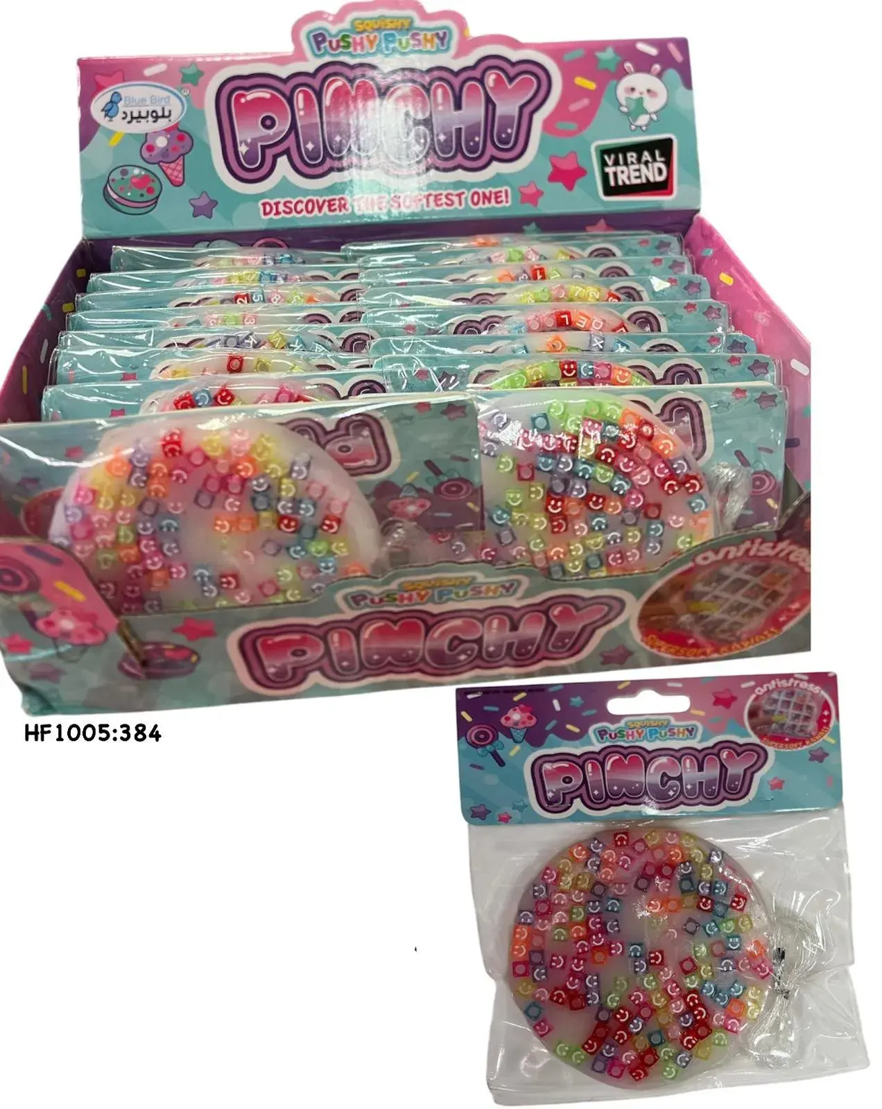 Zabawki Squeeze Pinchy Gniotki Donut HF1005384