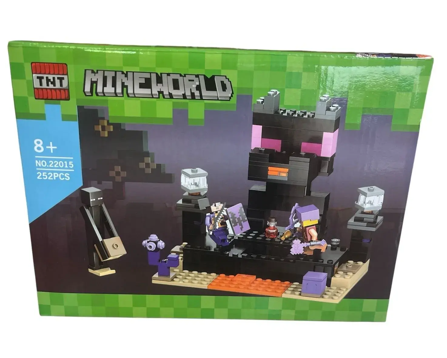 Klocki Mineworld 252PCS - Zestaw Konstrukcyjny Ender Smok i Figura