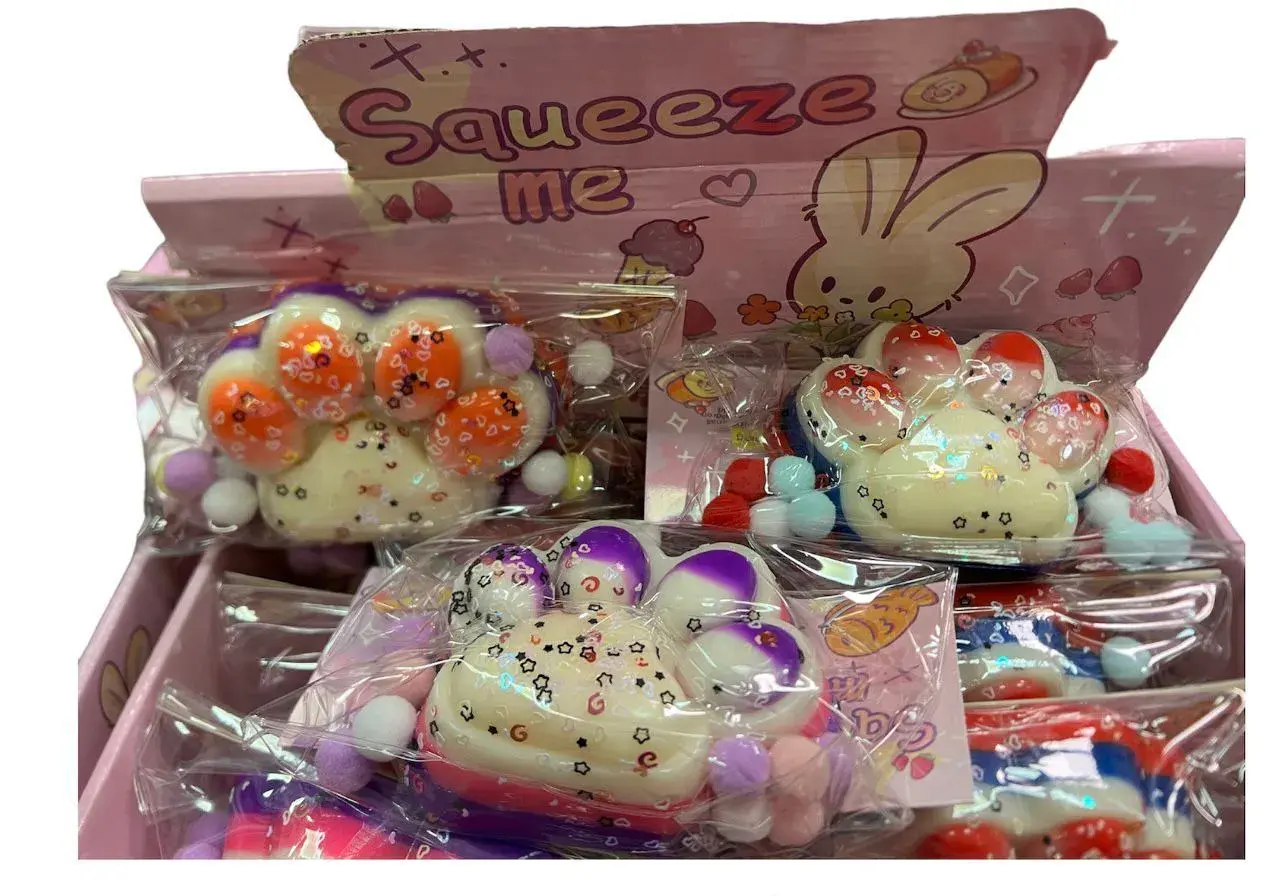 Zabawki Squeeze Me Gniotki Łapa Antystresowe