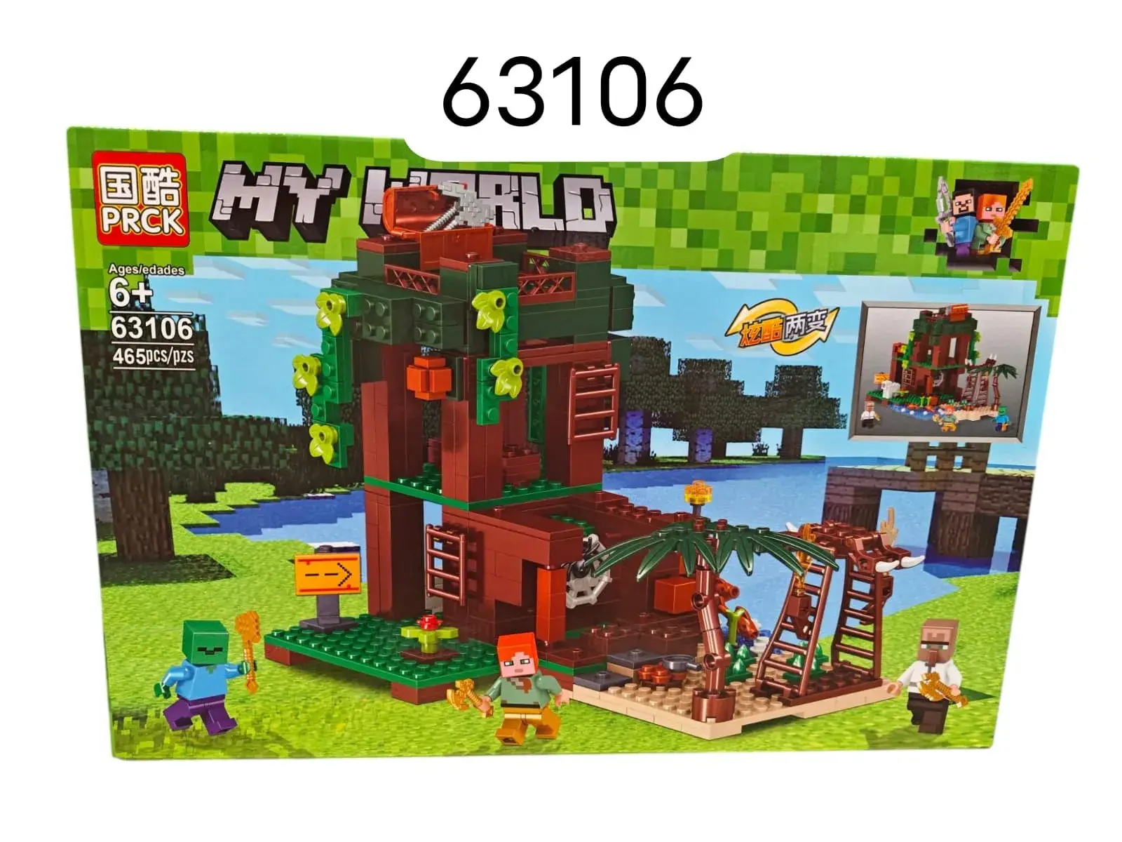Klocki My World 465PCS PRCK 63106 Domek na Drzewie