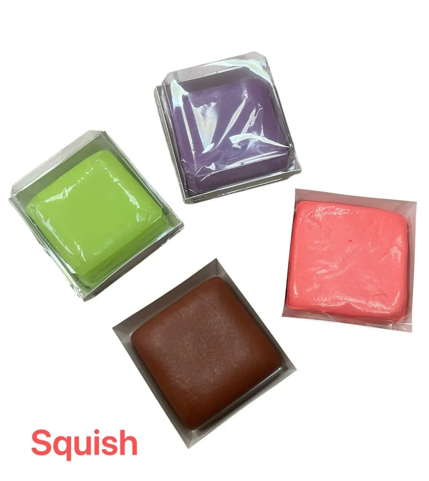 Zabawki Squish Gniotki Antystresowe 4 szt