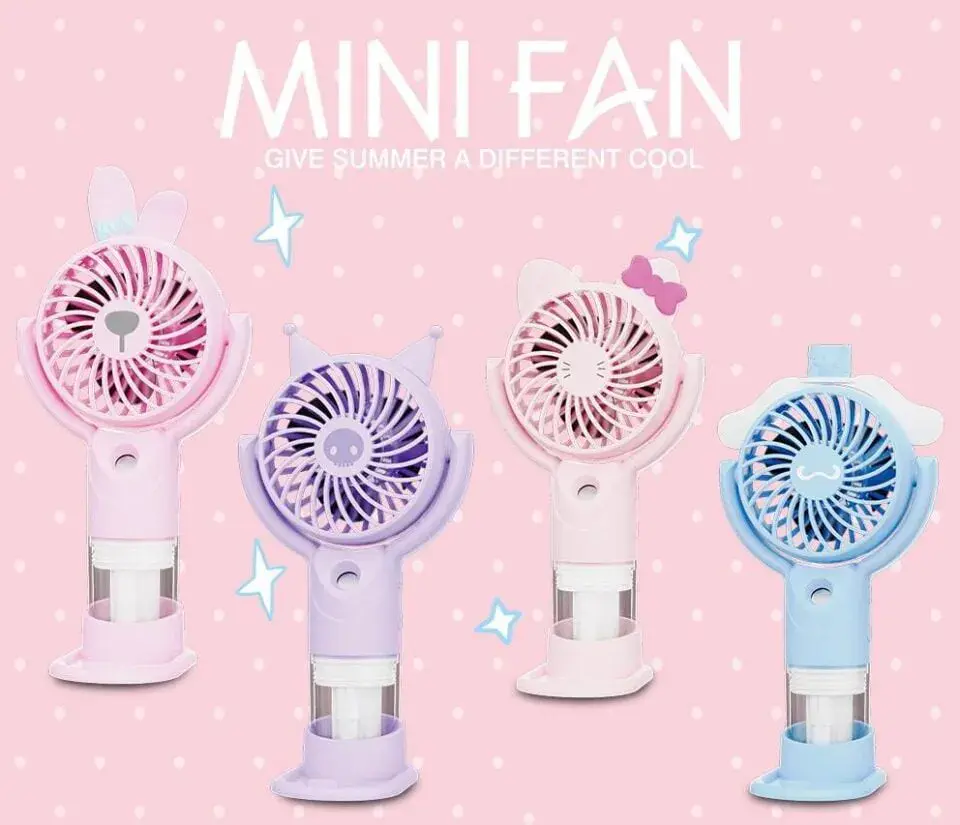 Mini Fan dla Dzieci - Ręczny Wentylator Zwierzątka, Mix 12 szt