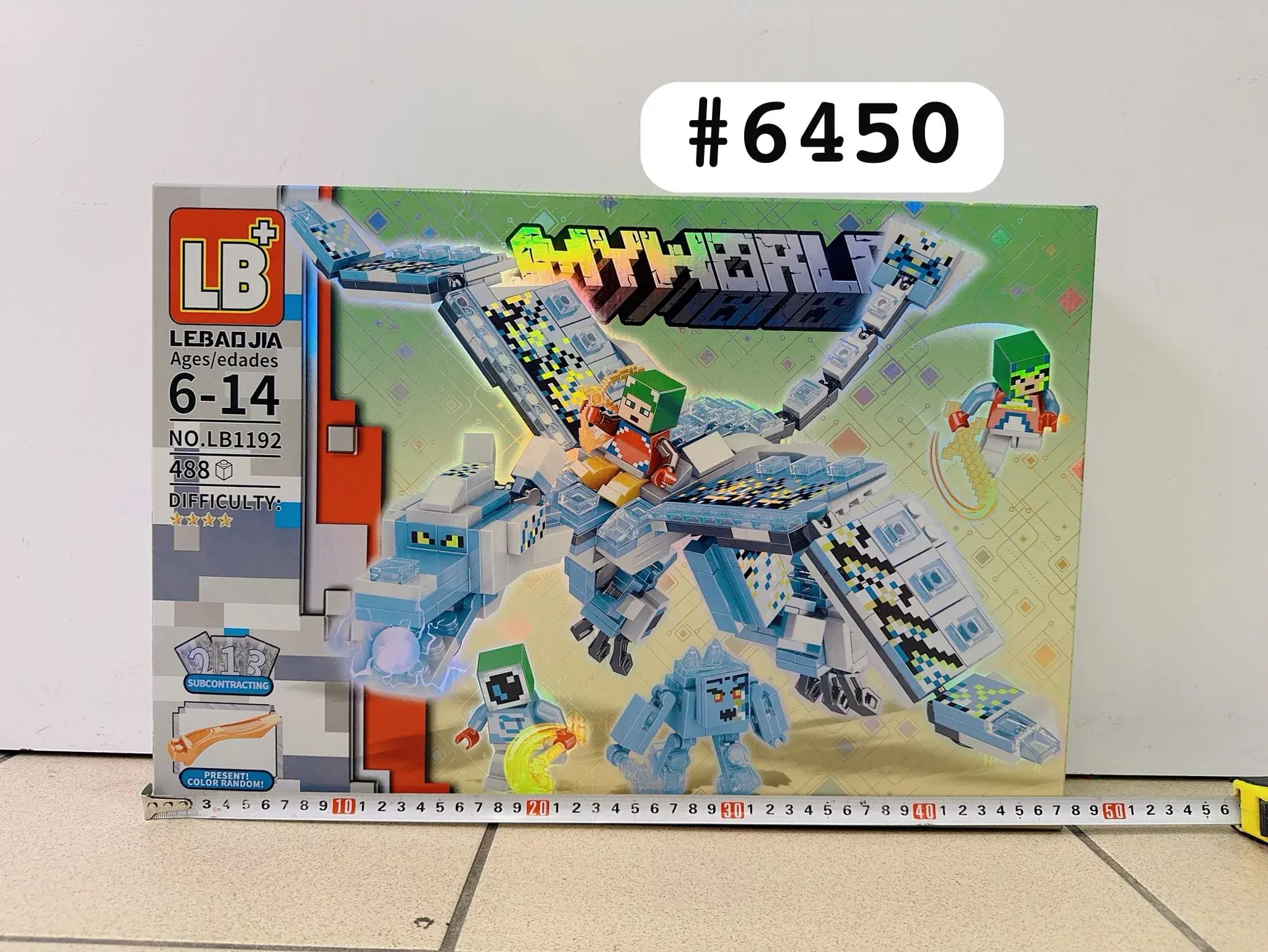 Klocki My World 488PCS LB+ LB1192 Smok Lodowy 6-14 lat