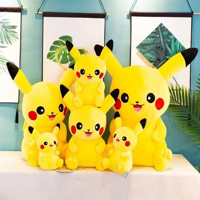 Maskotka Pluszowa Pikachu 45cm Miękki Plusz Żółty