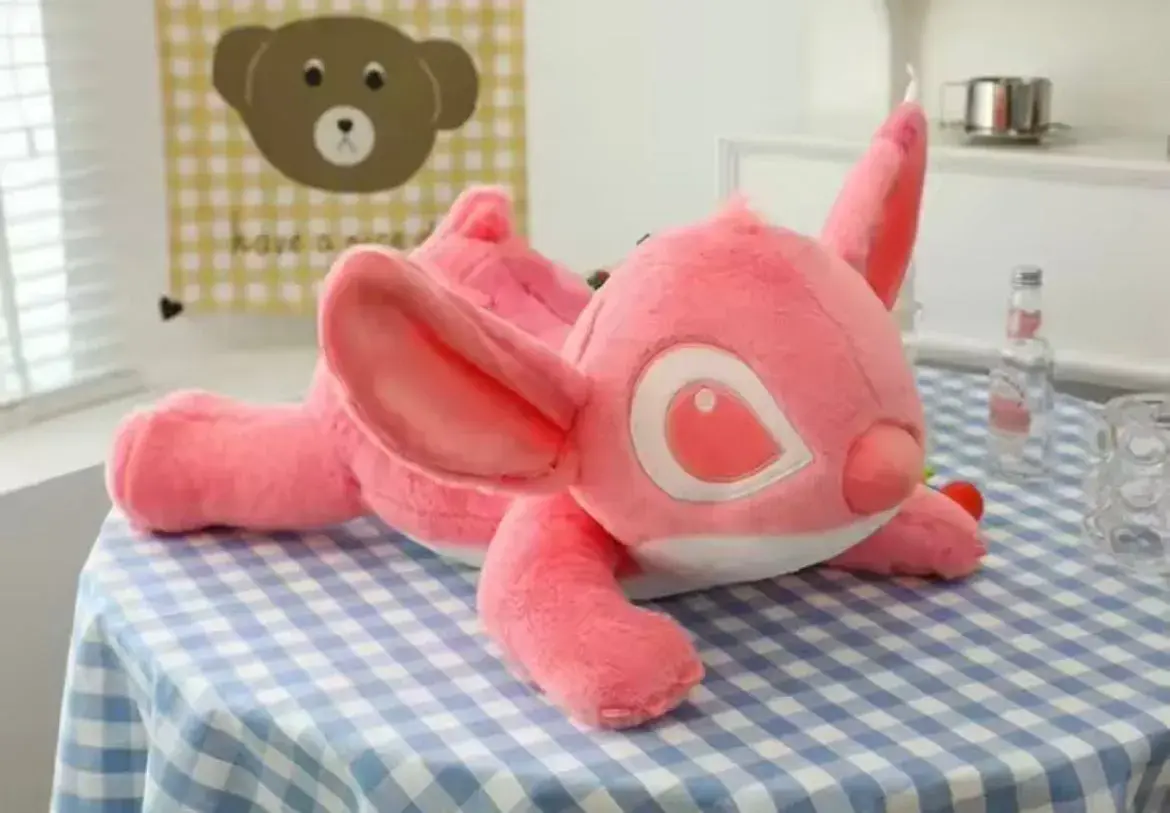 Maskotka Pluszowa Różowa 55cm - Leżąca Stitch Lilo & Stitch