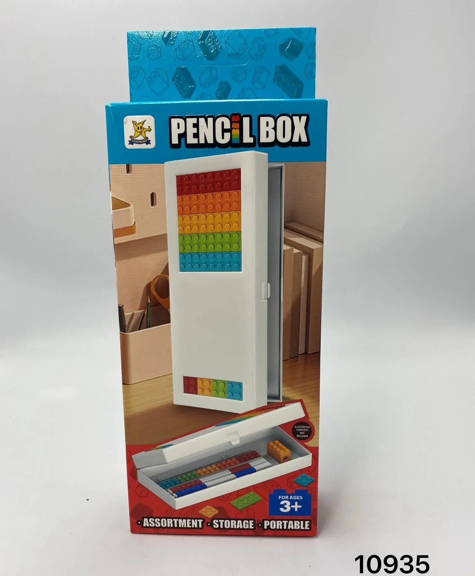 Klocki Pencil Box - Piórnik z Panelem Konstrukcyjnym Starmerry