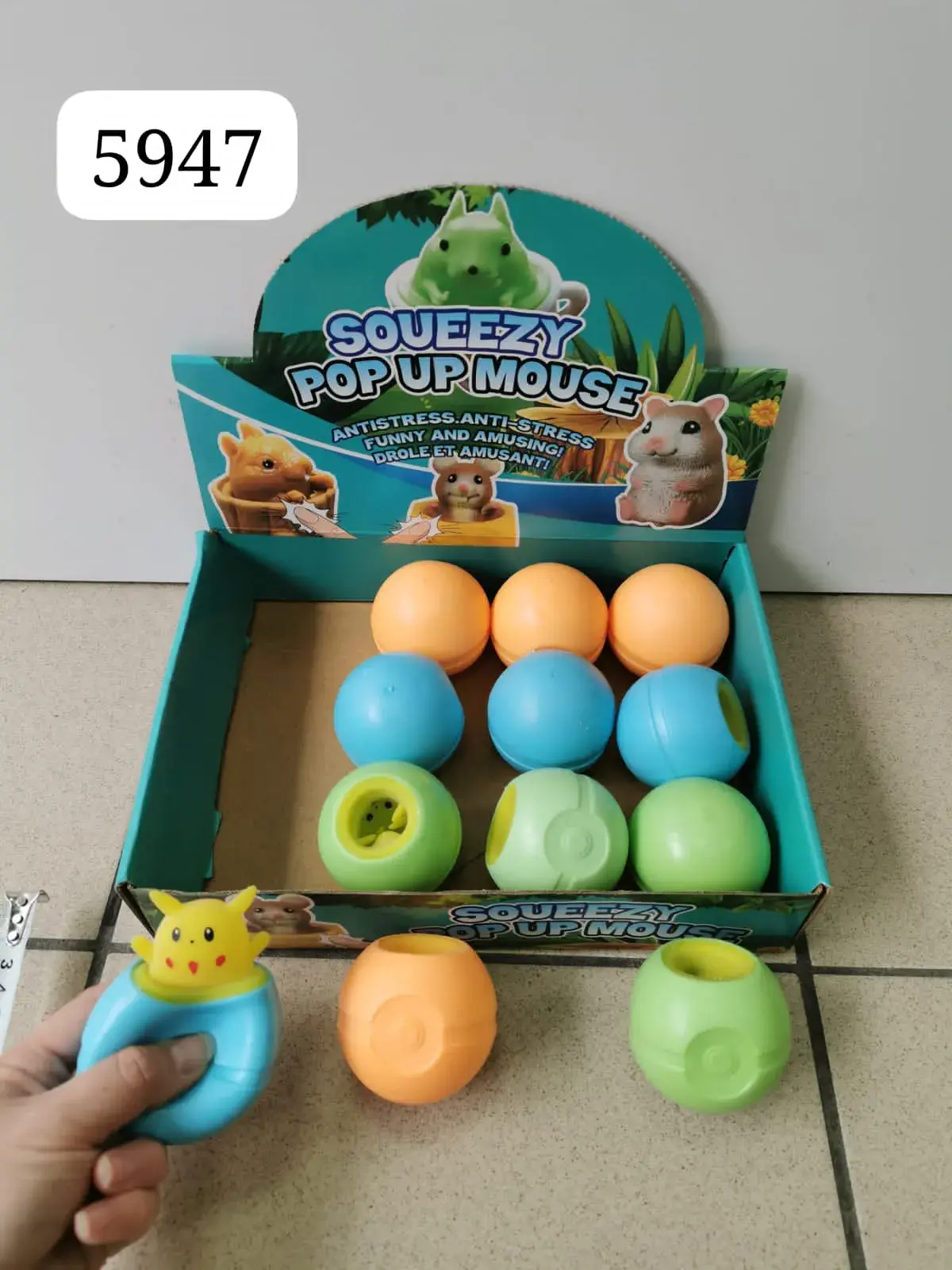 Zabawka antystresowa Squeeze Pikachu Gniotek