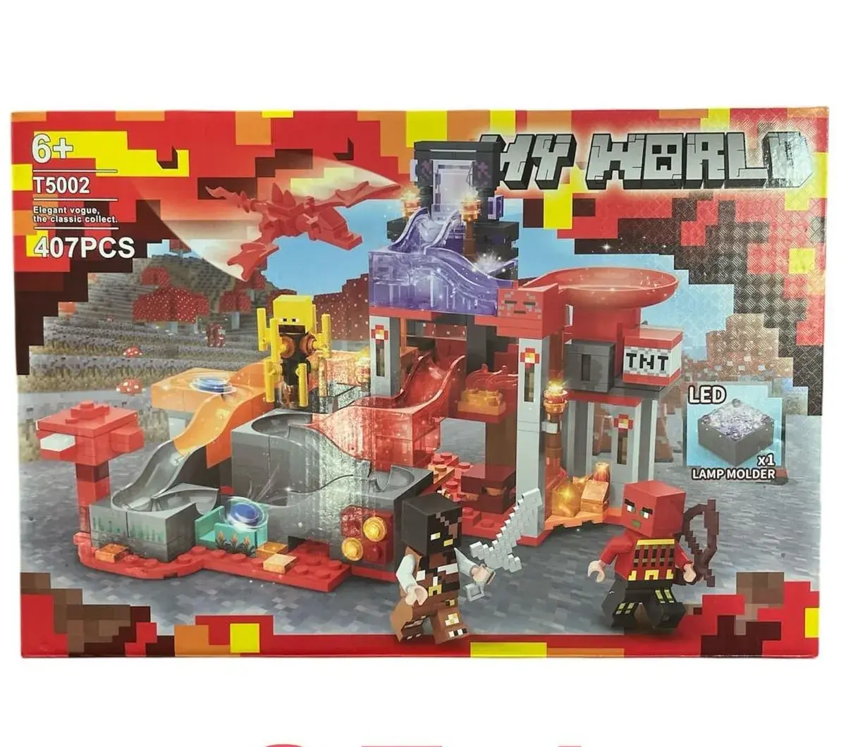 Klocki My World 407PCS T5002 Zestaw z Podświetleniem LED
