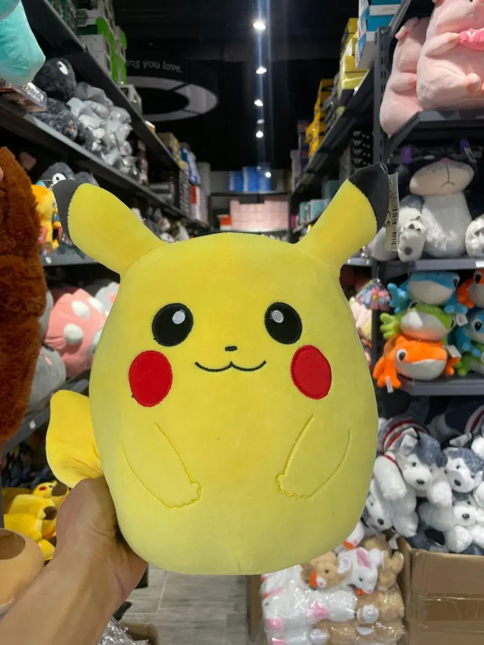 Maskotka Pluszowa Pikachu 30cm Miękki Plusz Owalny
