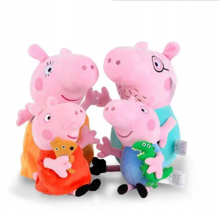 Maskotka Pluszowa Świnka Peppa Rodzina 25cm