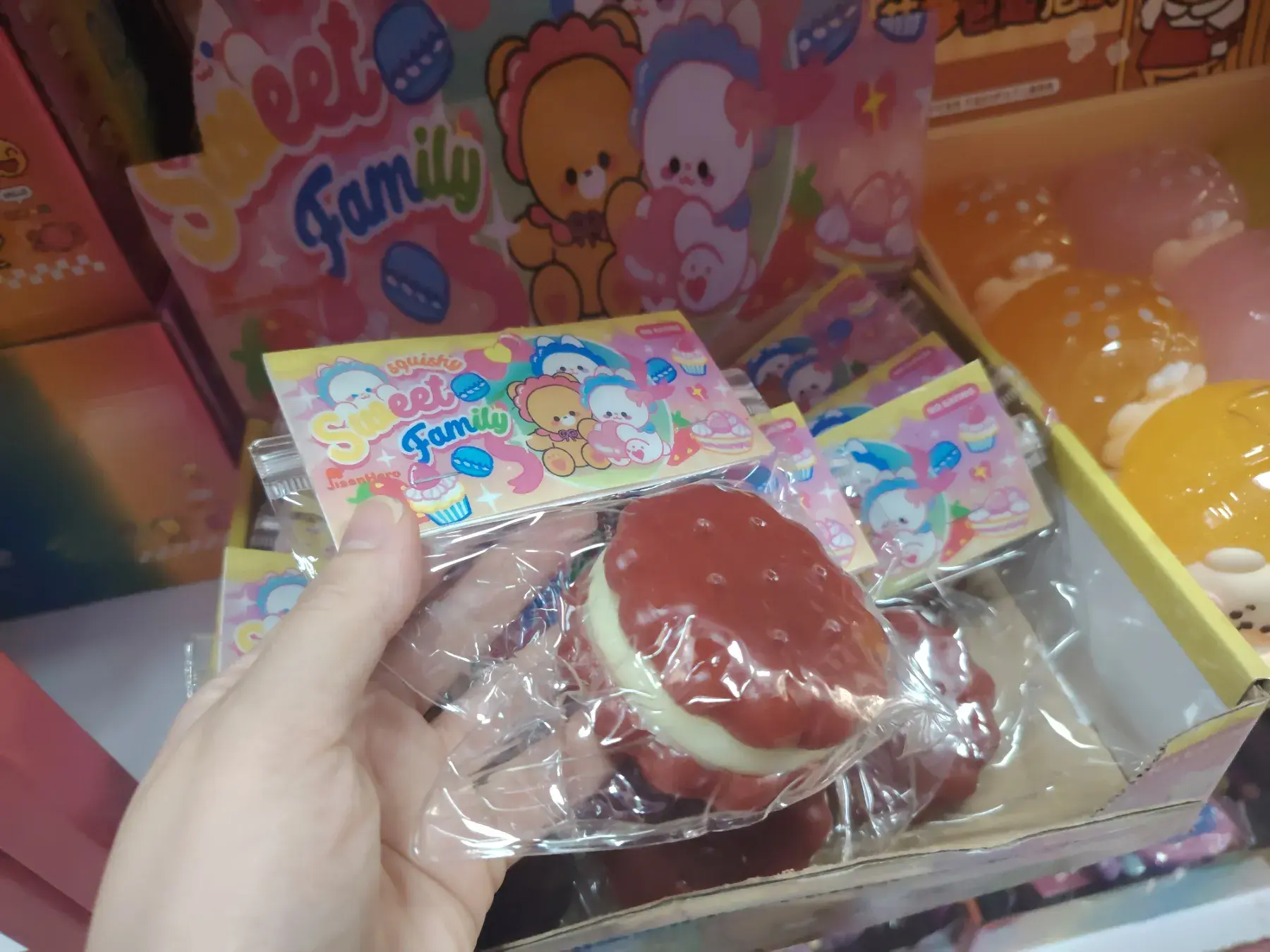 Gniotki Squeeze Toys Sweet Family Burger 12 szt