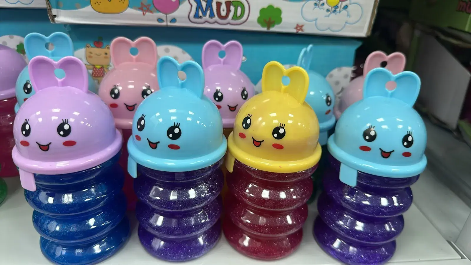 Zabawki Slime w słoikach kolorowych 12 szt