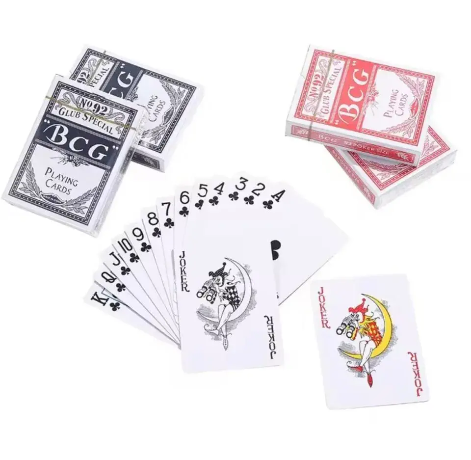 Zabawka Talia Kart Playing Cards BCG No. 92 Poker Size - 12 szt.