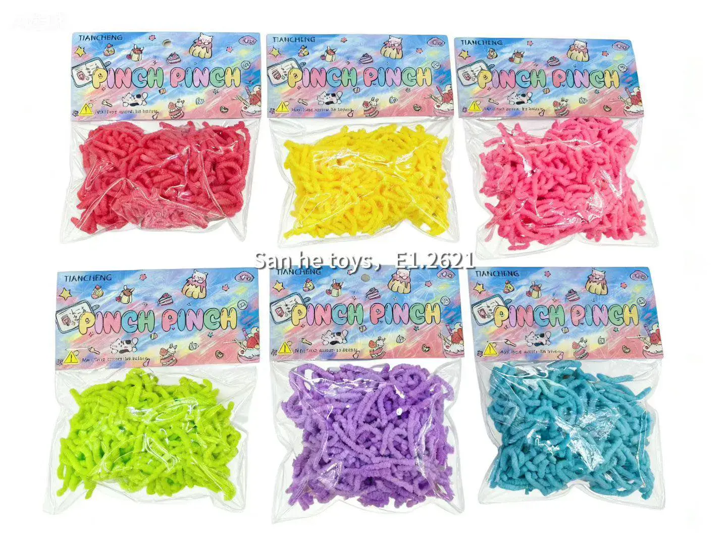 Zabawki Squeeze Toys Pinch Pinch 6 kolorów