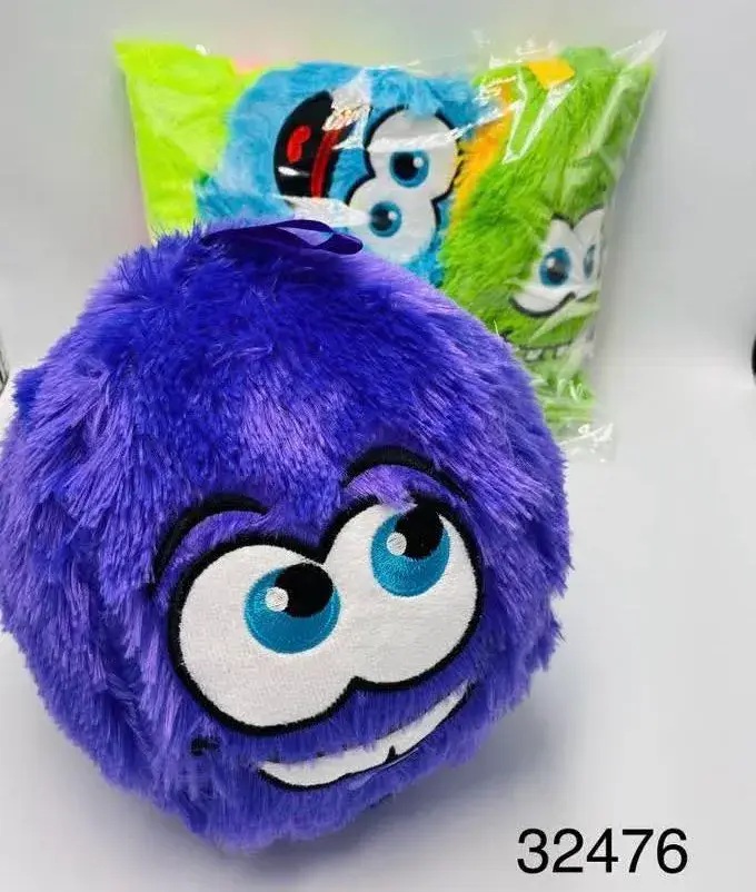 Gniotki Squeeze Toys fioletowy i zielony pluszowy 32476