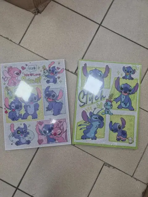 Diamentowe DIY Mozaika Stitch 6 szt. Mix Wzorów Lilo & Stitch