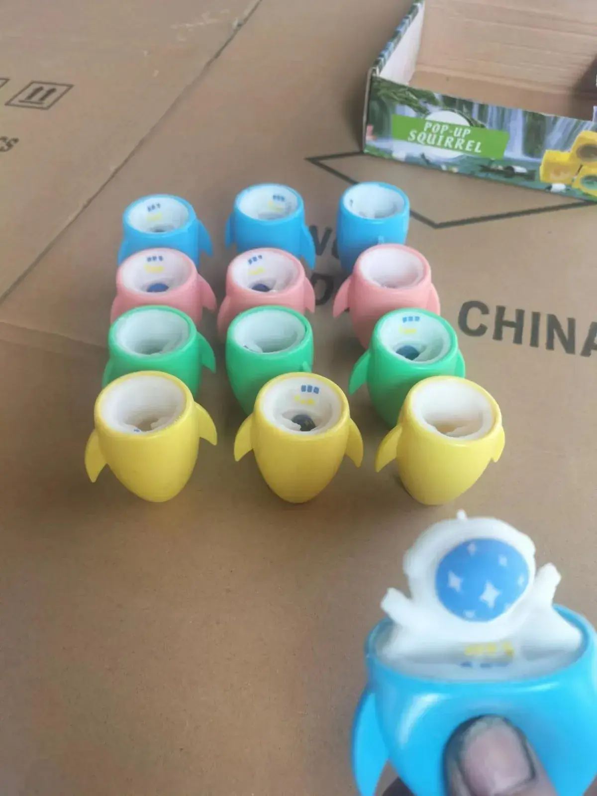 Gniotki Squeeze Toys Pingwiny Wielokolorowe