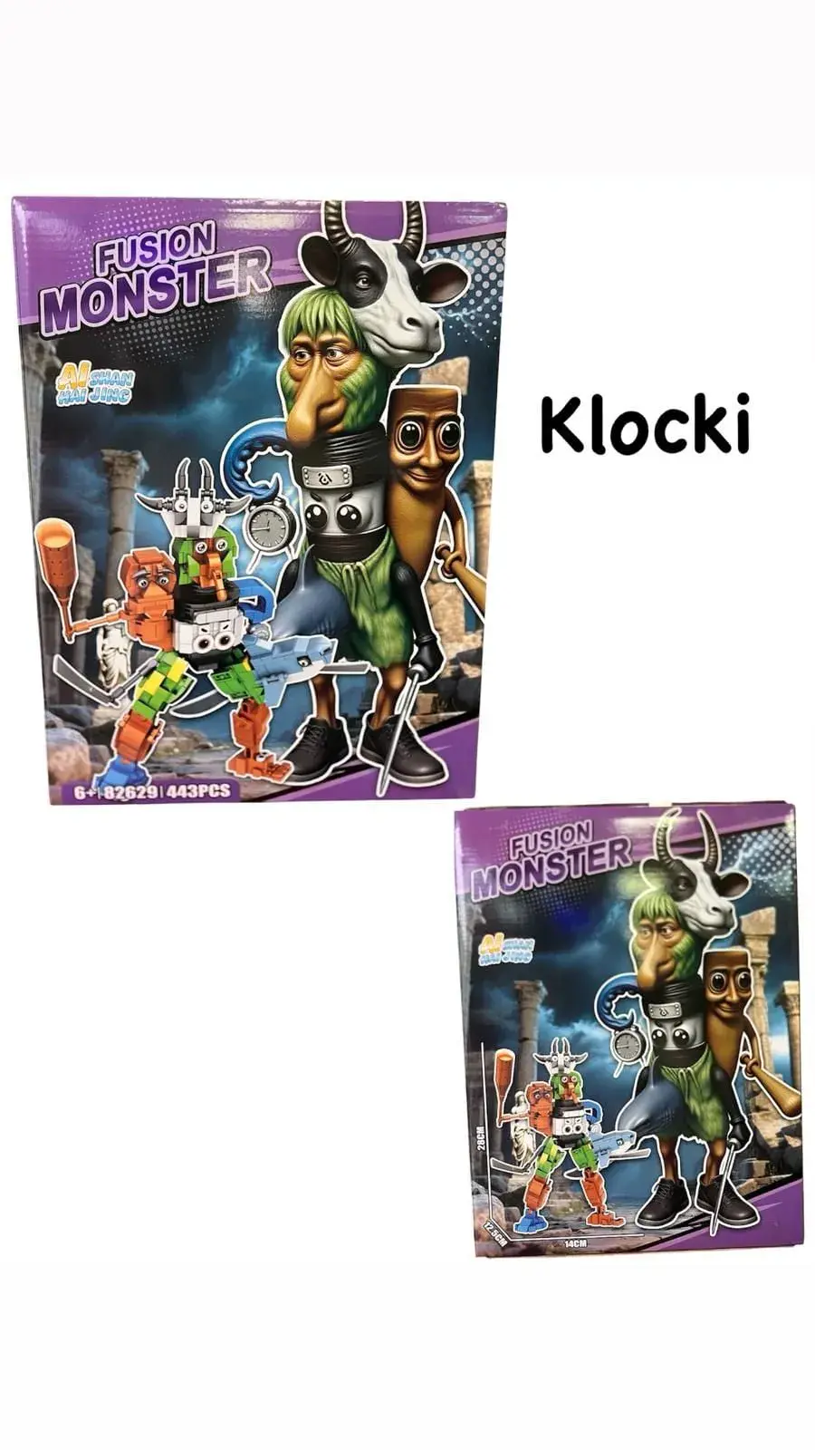 Klocki Brainroot Fusion Monster 443PCS