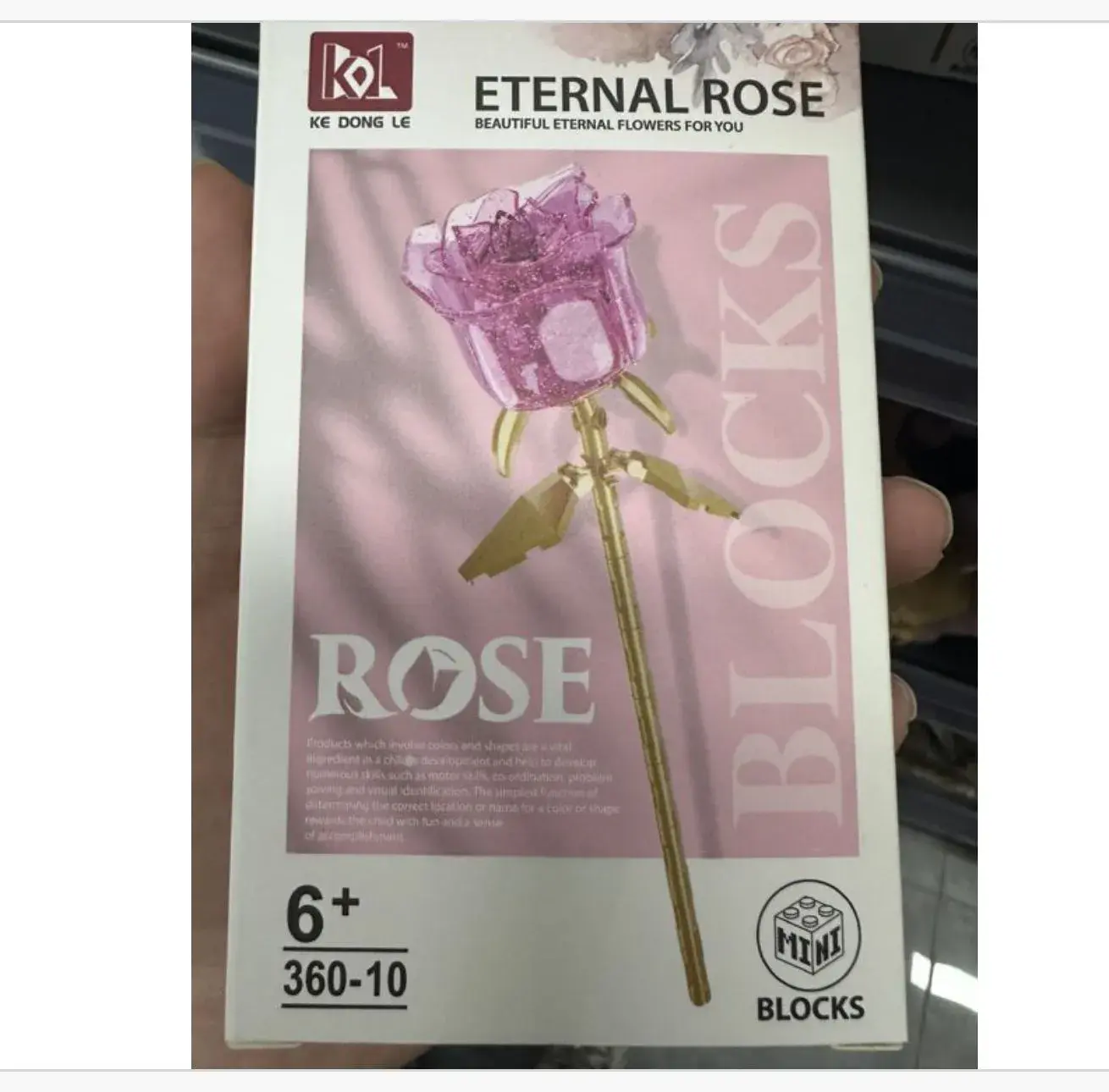 Klocki Eternal Flowers Rose 360-10, 6+