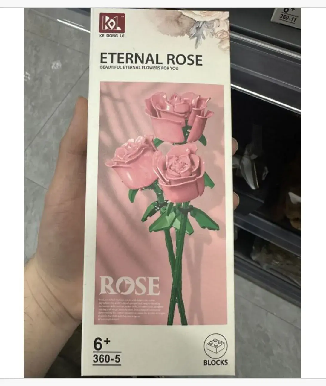 Klocki Eternal Flower Rose 360+5 szt.